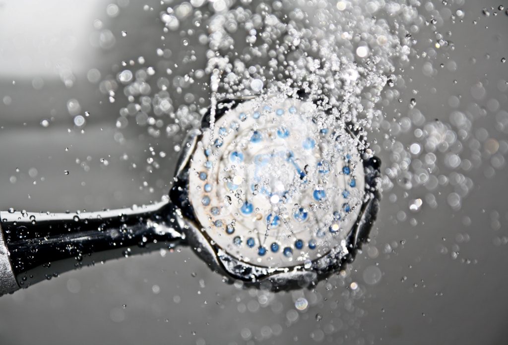 plumber in scarborough shower head on